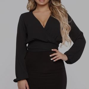 Fashion Nova Little White Lies Blouse